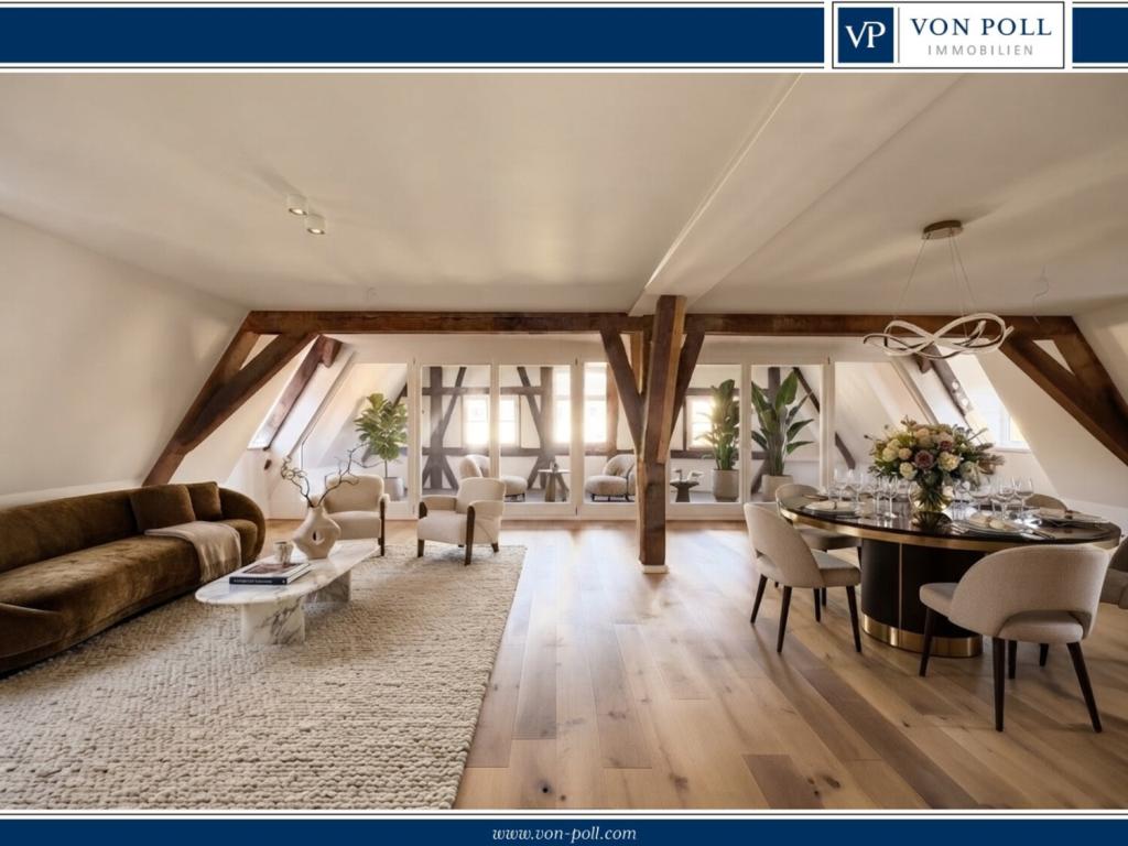 Außergewöhnlicher Wohnkomfort auf 155 m² in der Stadtmitte im DG mit Wintergarten und Pkw-Stellplatz - Foto 1