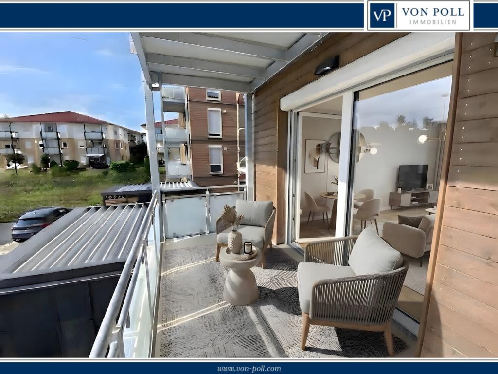 Exklusive, barrierefreie 3-Zimmer-Wohnung mit Balkon im 1. OG - modern & nachhaltig (KfW-40+) - Foto 2