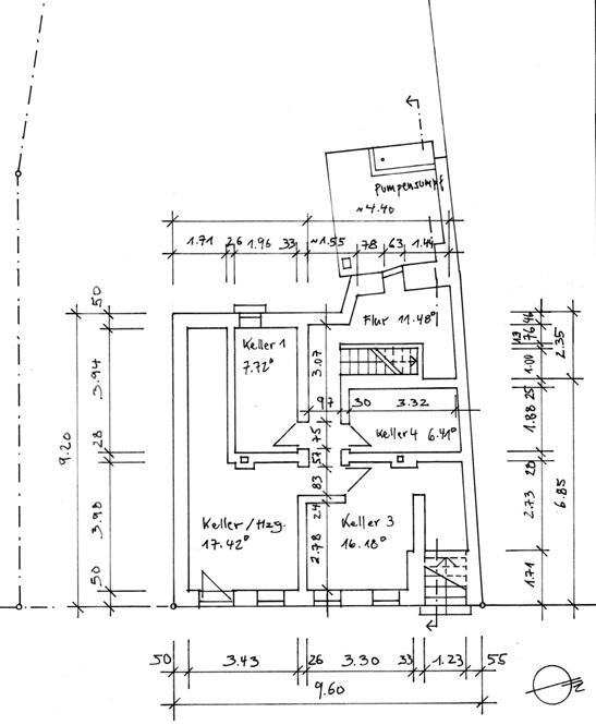 Grundriss Kellergeschoss