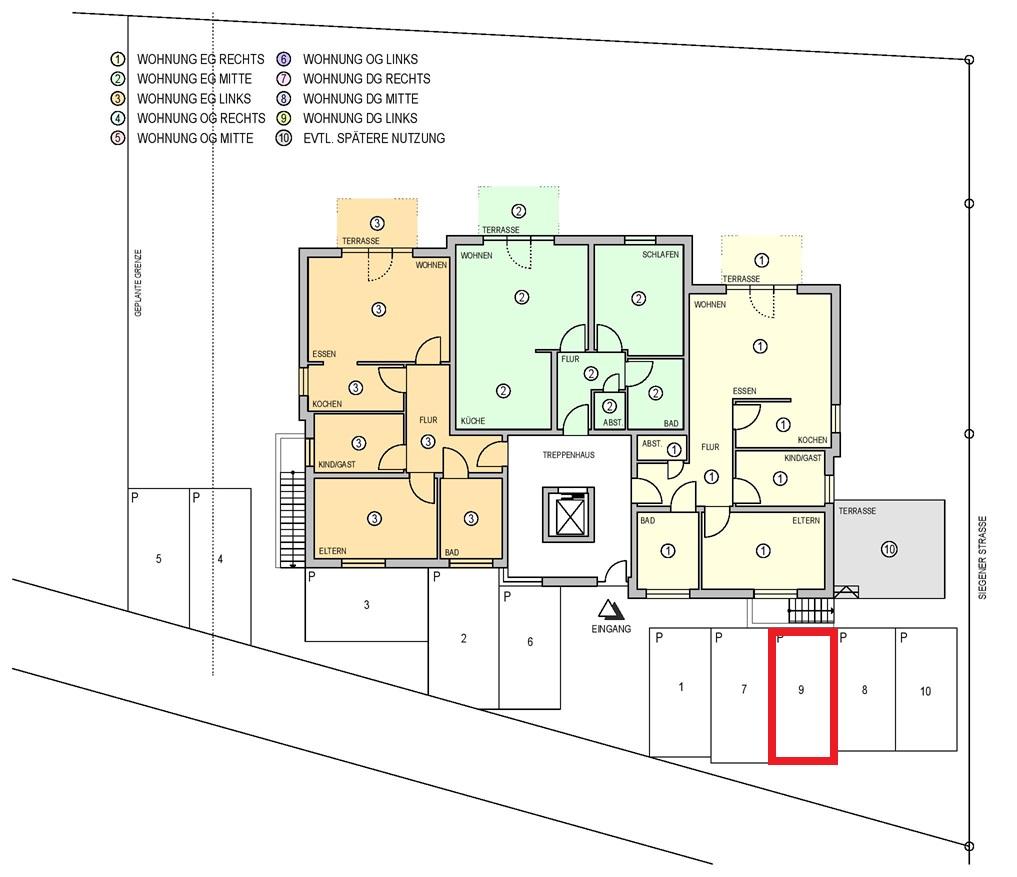 Plan Stellplätze