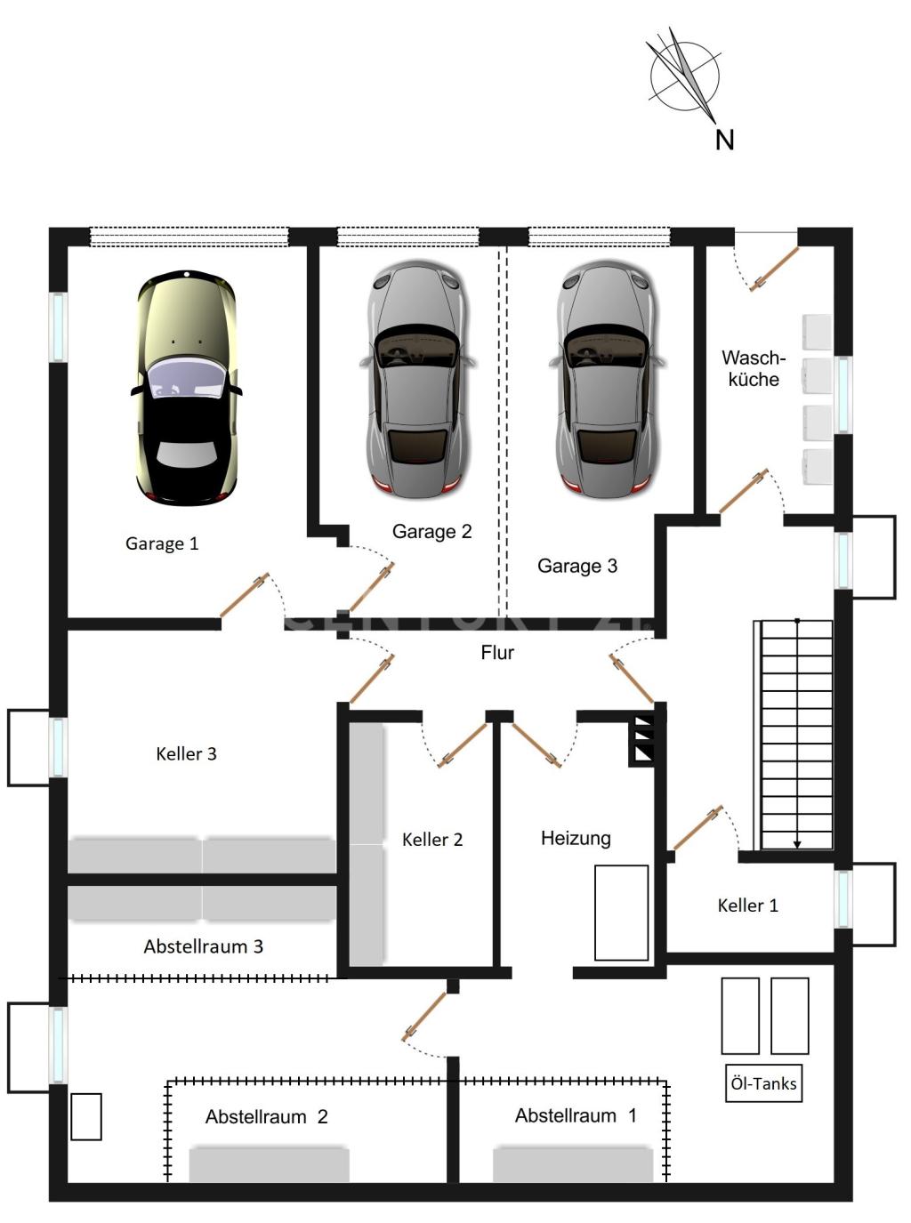 Grundriss Kellergeschoss