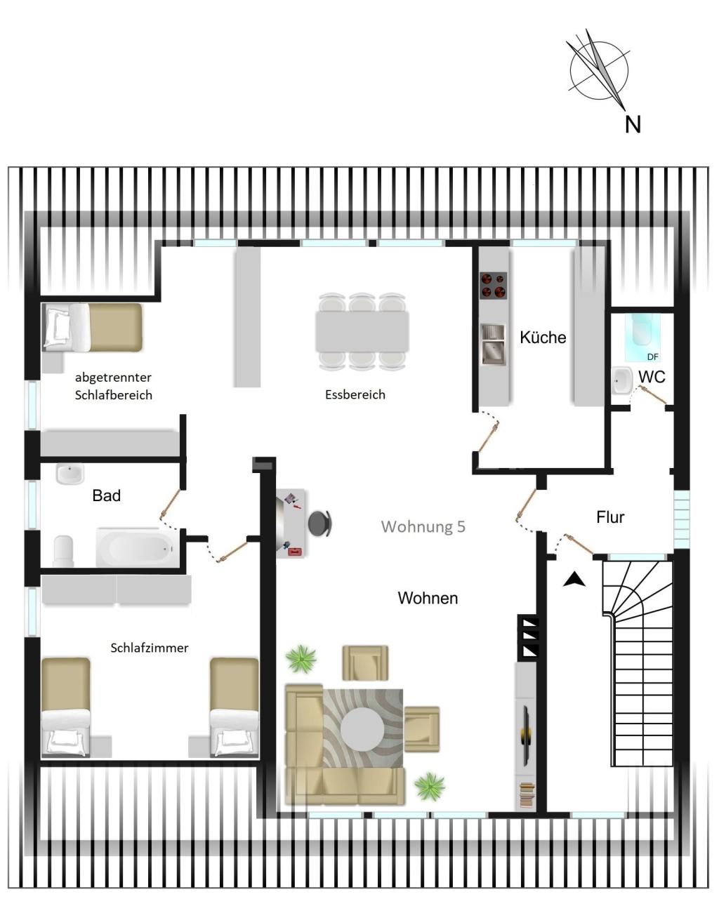 Grundriss Dachgeschoss