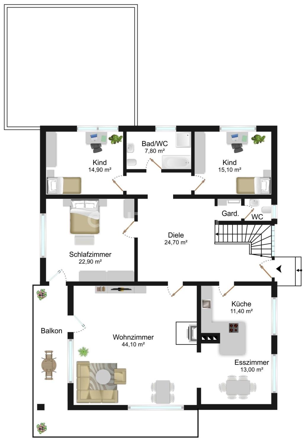 Grundriss Erdgeschoss