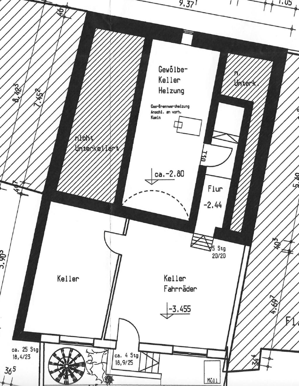 Grundriss Haus 1 Keller