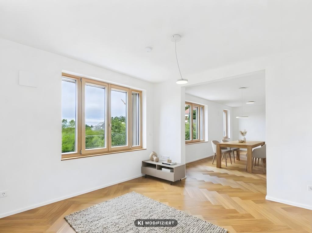 Architektonisch reizvolle Terrassenwohnung unterhalb der Altenburg mit Weitblick - Photo 4