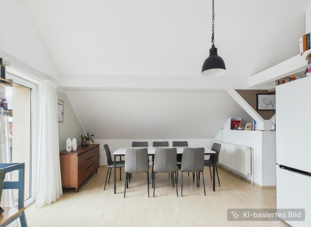 Lichtdurchflutete 4 Zimmer Dachgeschosswohnung mit 2 Balkonen - Foto 3