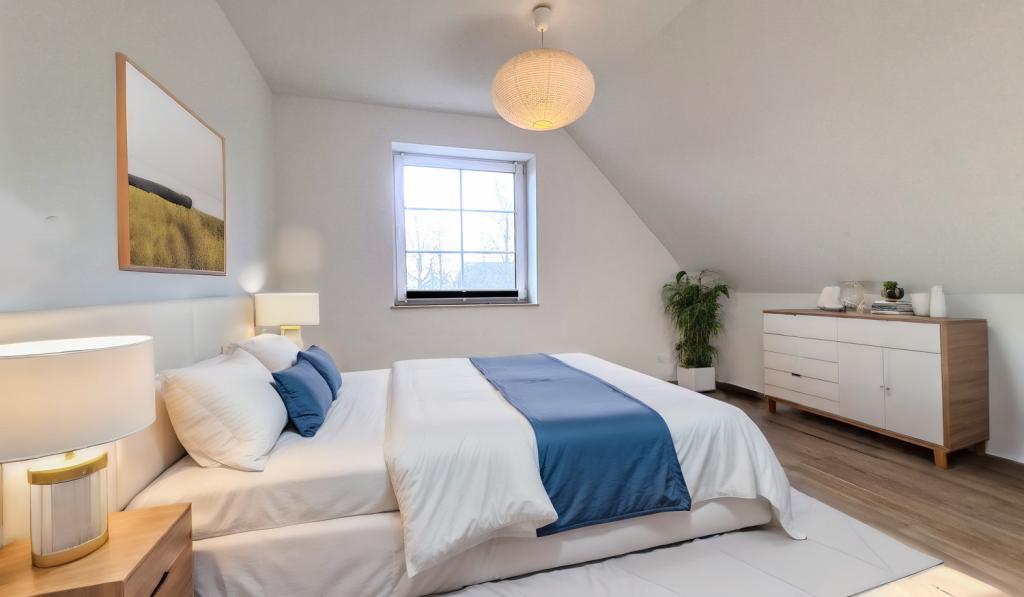 Schlafzimmer KI-Homestaging