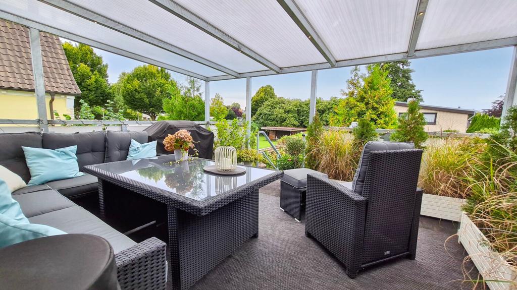 Überdachte Terrasse