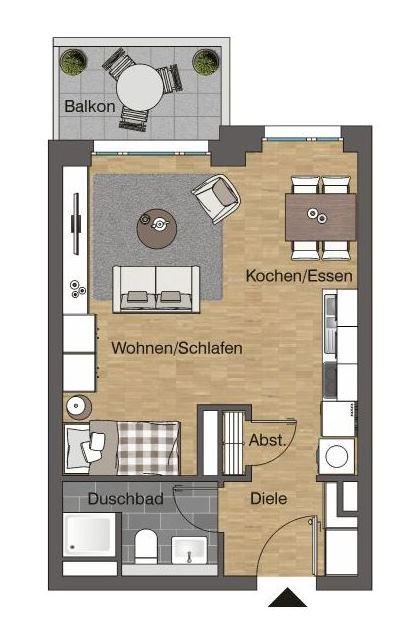 WAIDMANN NO 1 - EXKLUSIVE SINGLE-WOHNUNG FRANKFURT-SACHSENHAUSEN - Photo 5