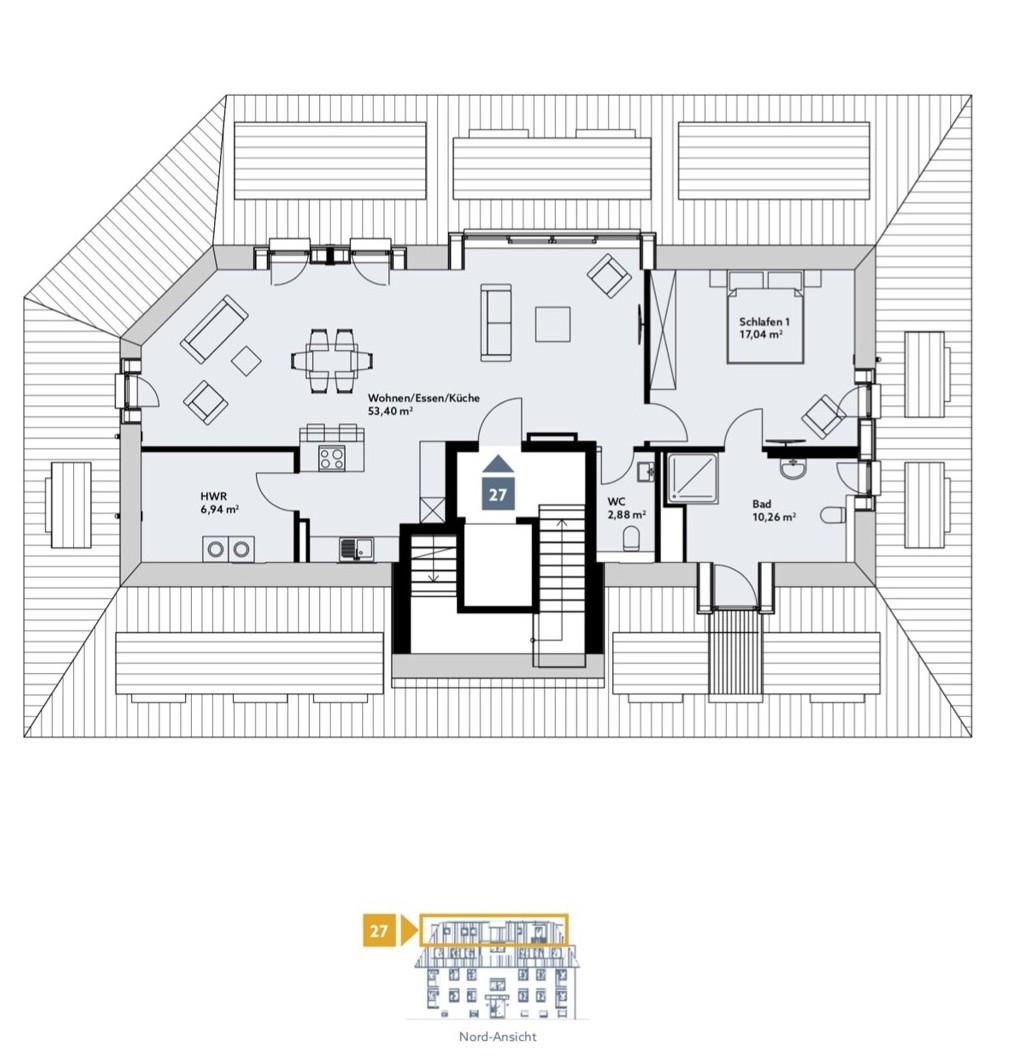Wohnen an der Kurfürstenallee. Top ausgestattete 3- Zimmerwohnung - Foto 5