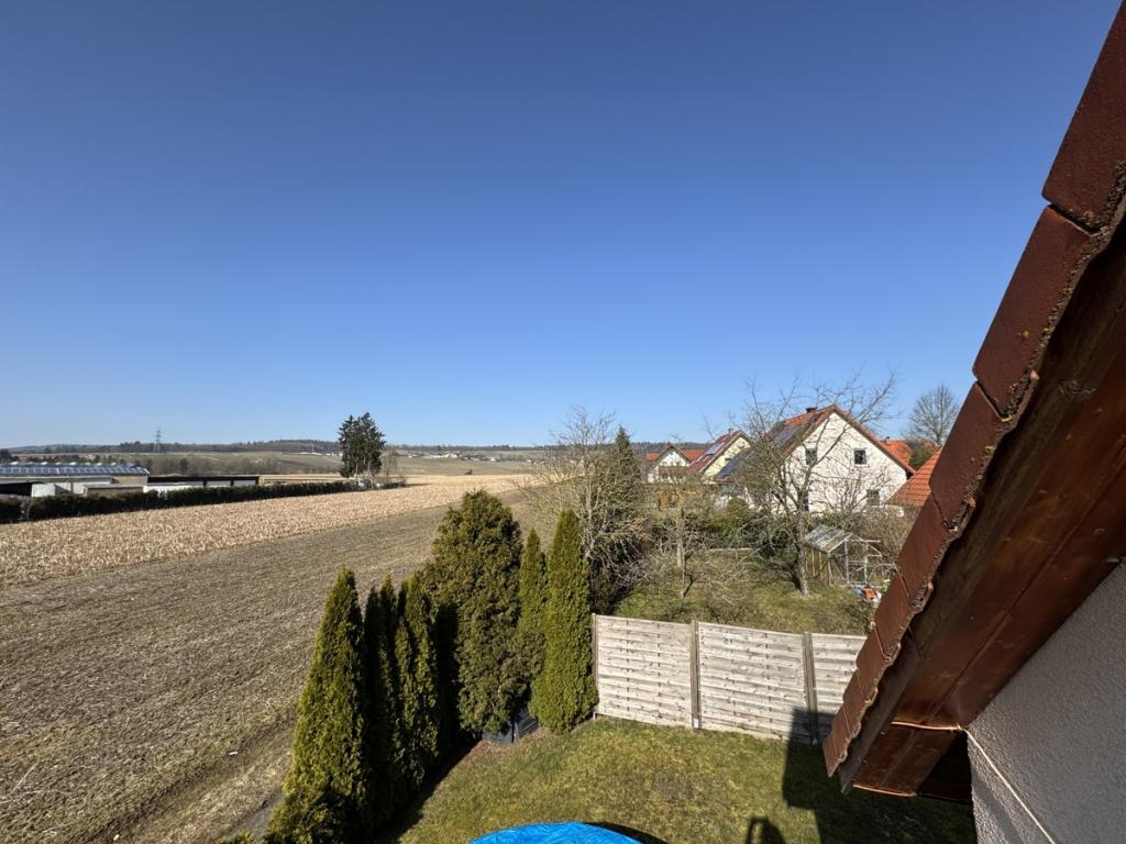 unverbaubarer Blick vom Balkon