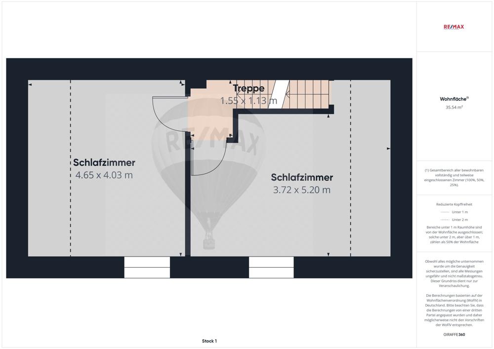 Grundriss Obergeschoss