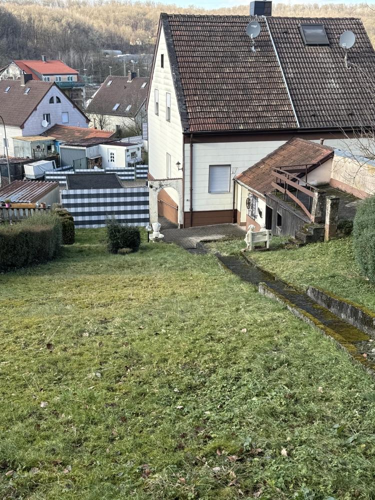 Hintere Ansicht Garten