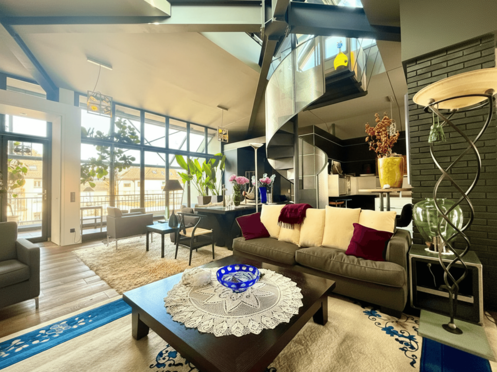 Außergewöhnliches Loft mit Galerie, Designküche & Terrasse in der Oststadt - Foto 1