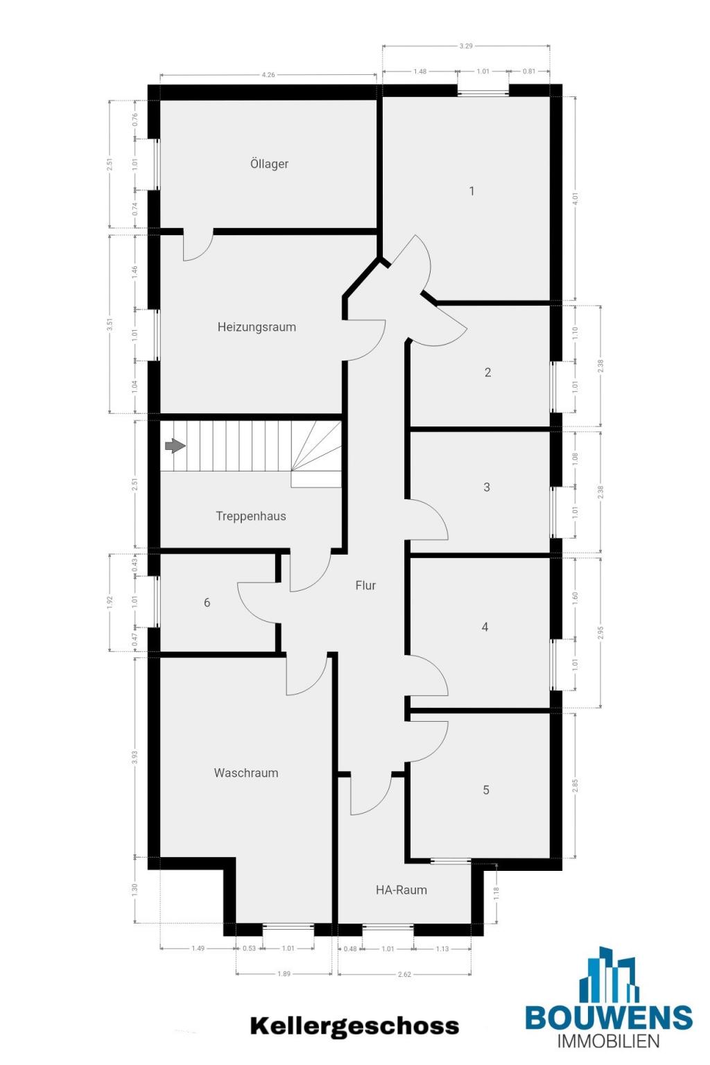 GRUNDRISS KELLERGESCHOSS
