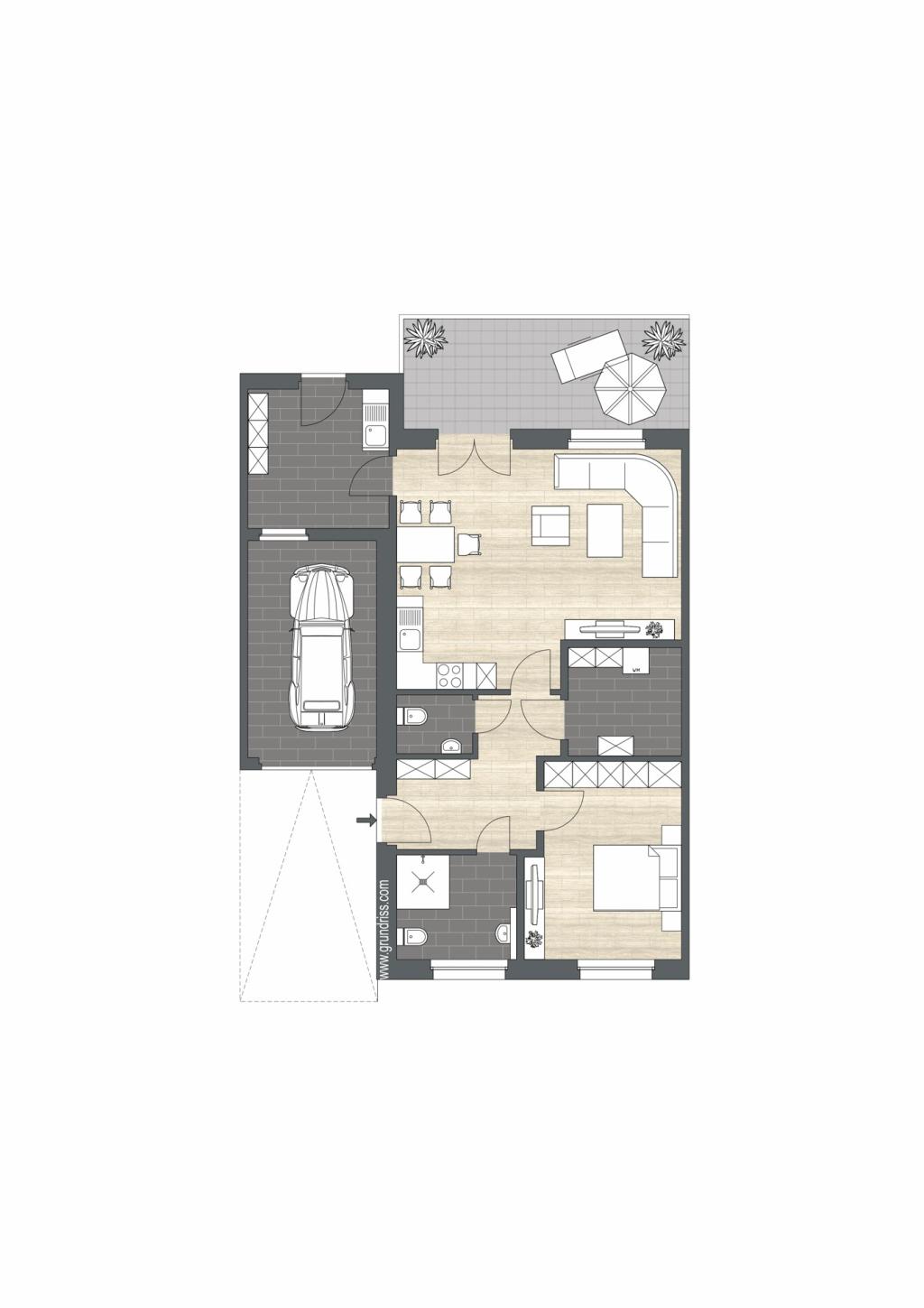Doppelbungalow Klein