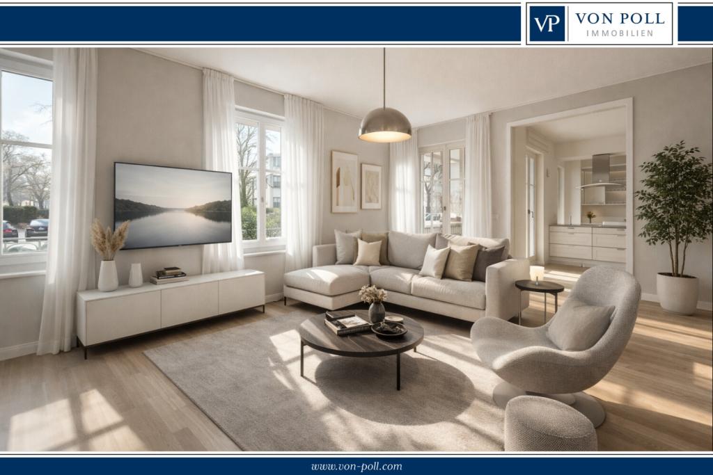 Elegante Erdgeschosswohnung mit Sicherheitsplus und sehr großem Balkon - Photo 1