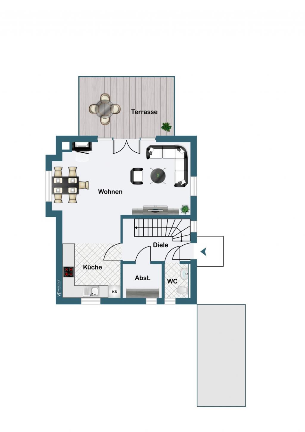 Grundriss Erdgeschoss