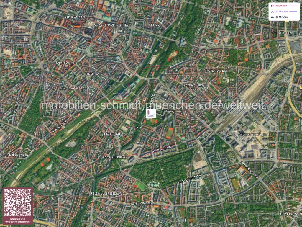 München-Au: Modernes, möbliertes 1-Zimmer-Apartment mit Südwest-Terrasse - Photo 5