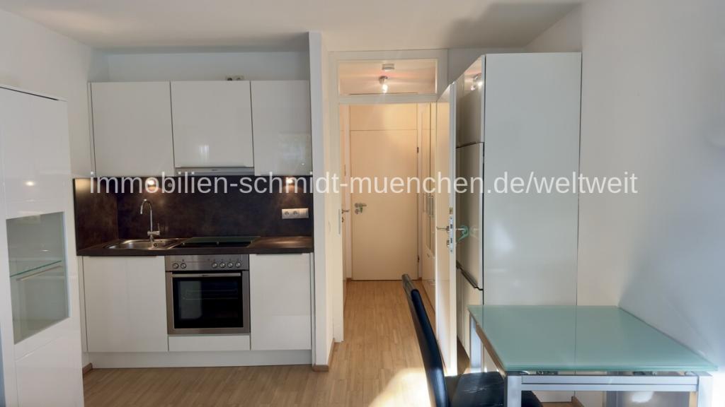 München-Au: Modernes, möbliertes 1-Zimmer-Apartment mit Südwest-Terrasse - Photo 2