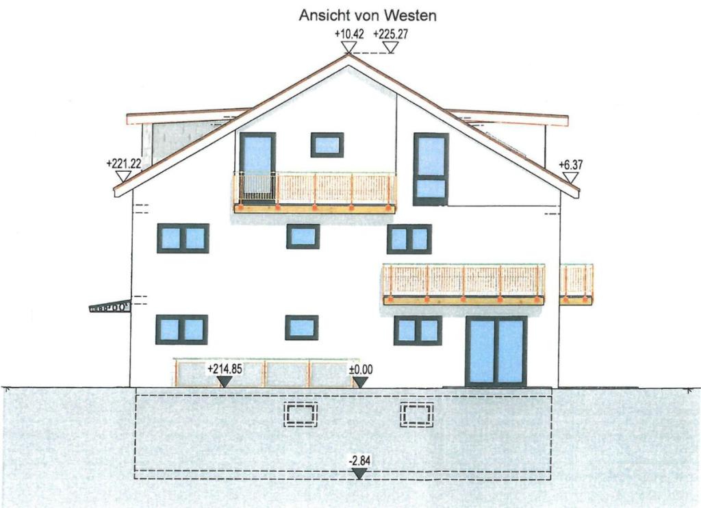 Ansicht von Westen