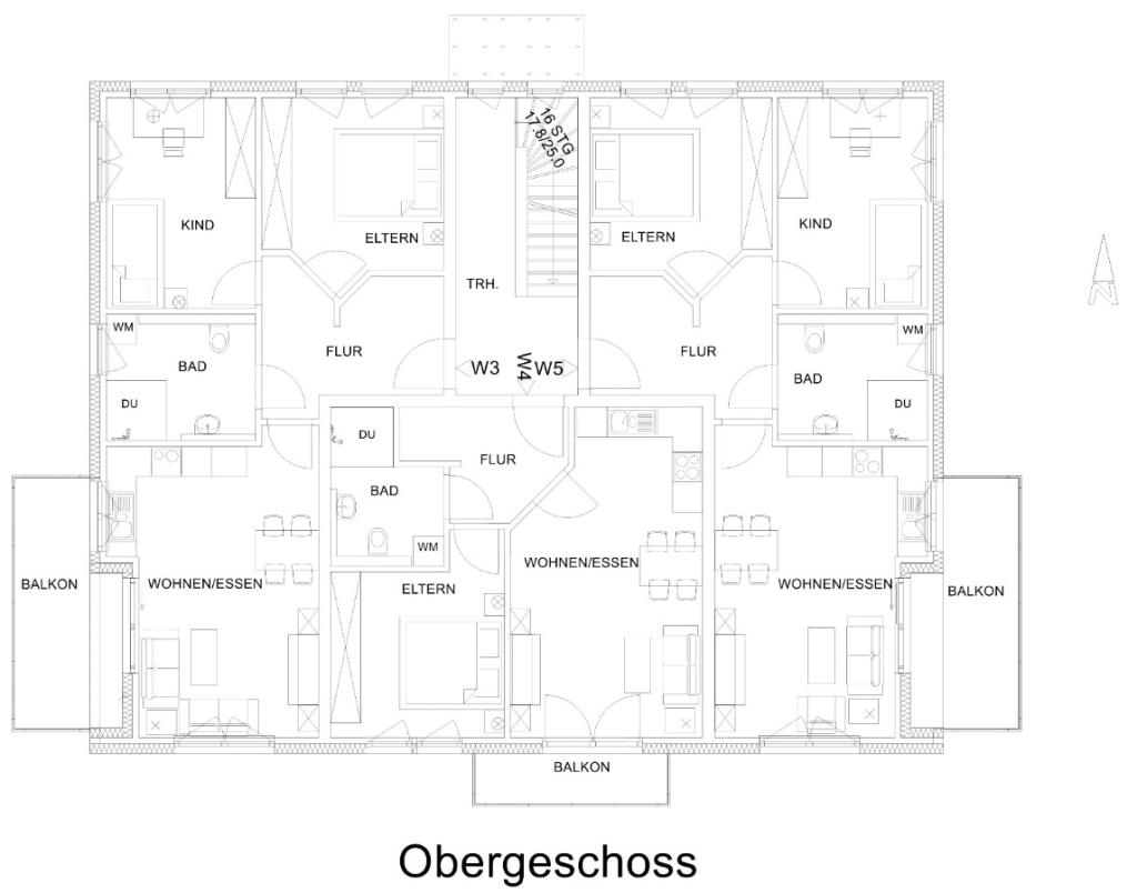 Grundriss Obergeschoss