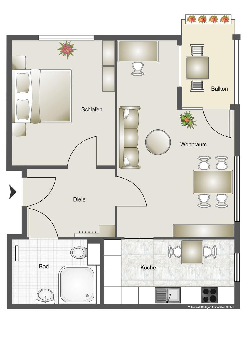 Grundriss Wohnung 