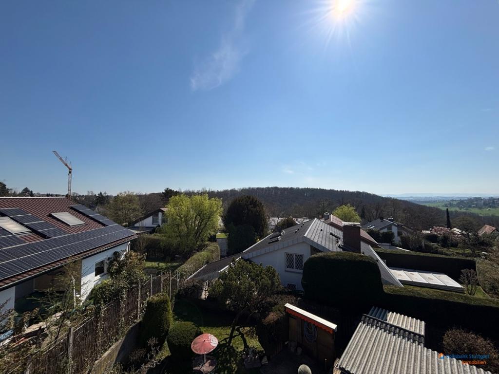 Aussicht vom Schlafzimmer