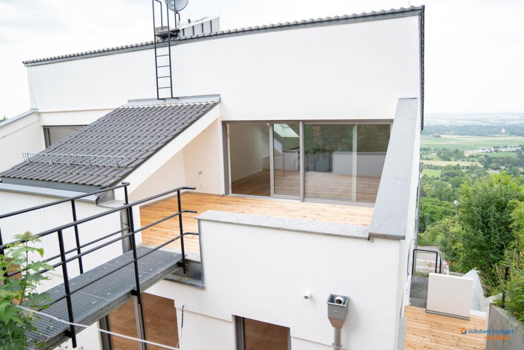 4.Obergeschoss links Maisonette // Dachterrasse