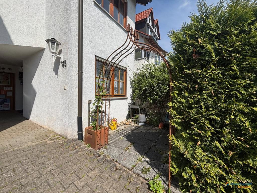 Terrasse vor dem Haus