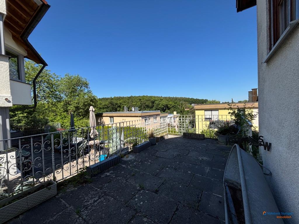 Dachterrasse auf der Garange