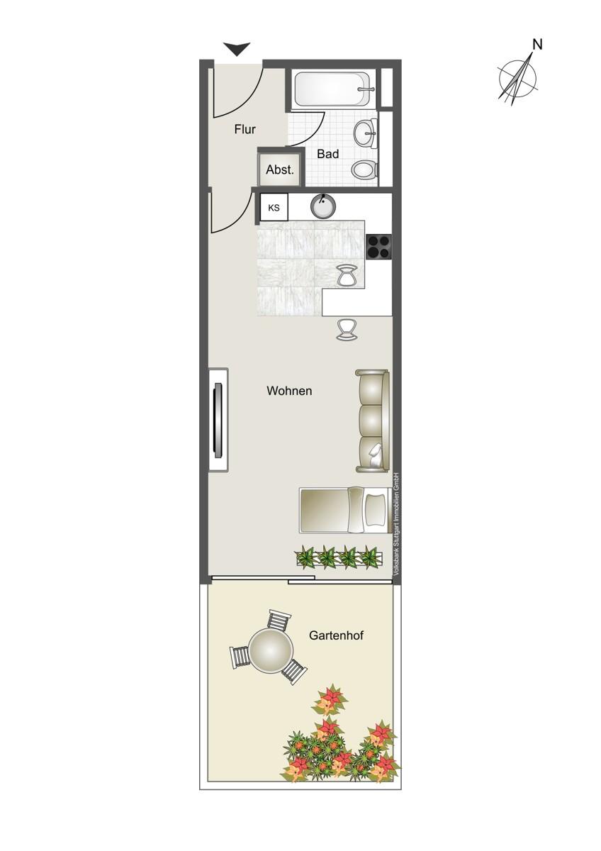 Grundriss Wohnung 