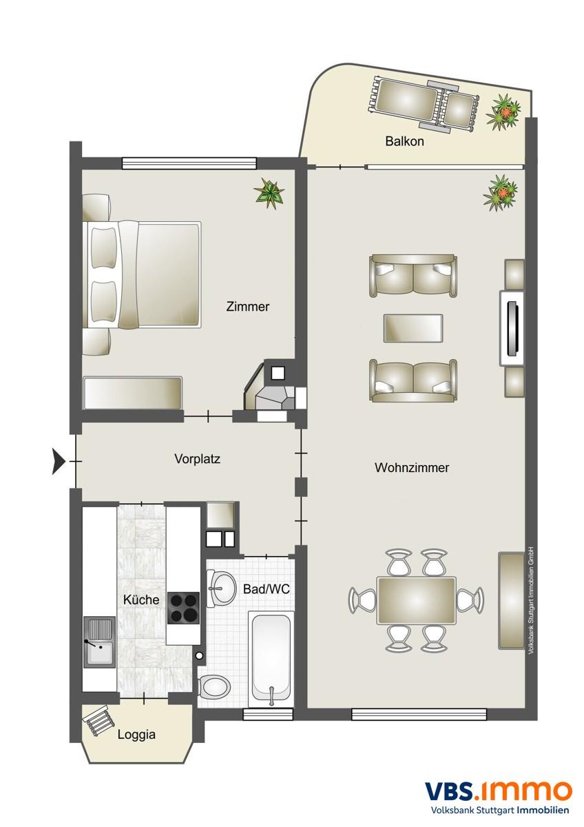 Grundriss Wohnung 