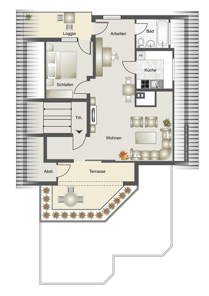 Grundriss Wohnung 