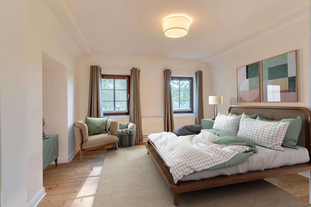 Whg. 1 OG Schlafzimmer 1 Ansicht I - Wohnliches Beispiel