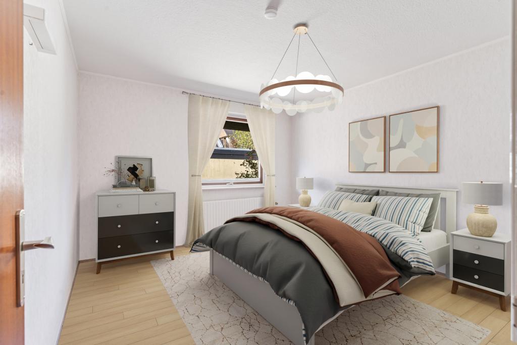 Schlafzimmer visualisiert