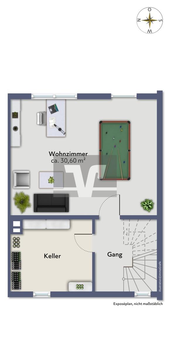 Grundriss Gartengeschoss