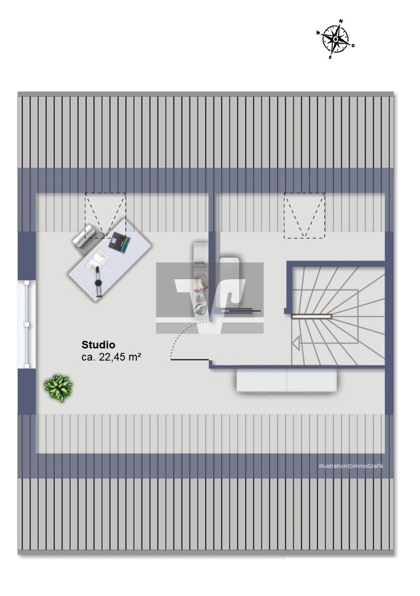Grundriss Dachgeschoss