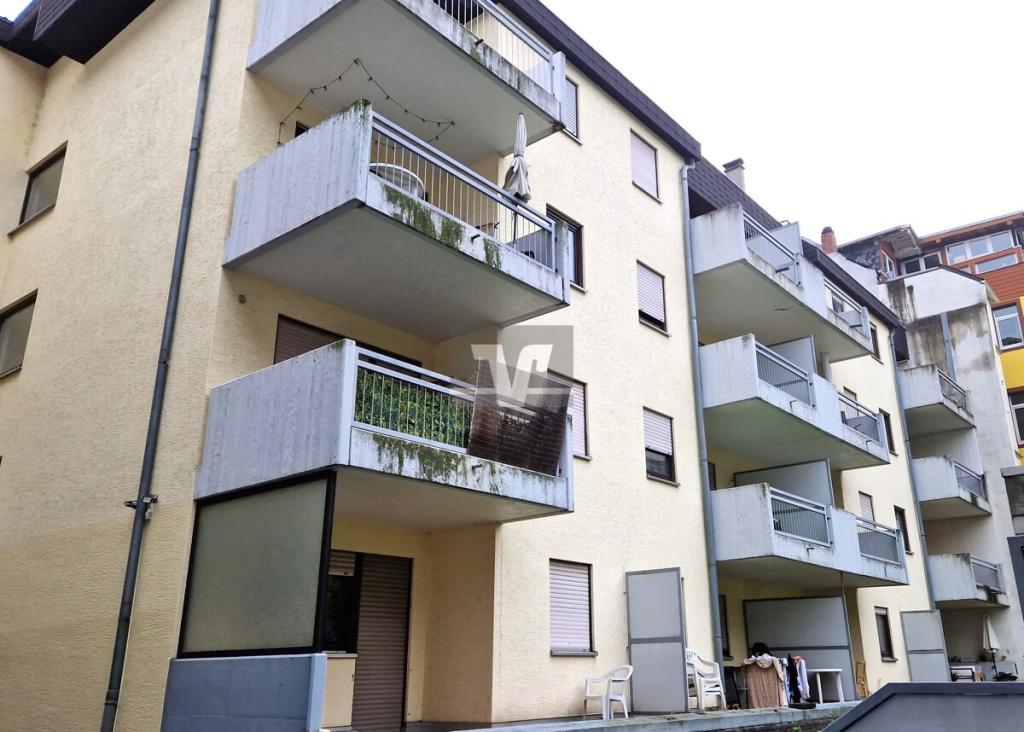 Die Hofseite des Hauses