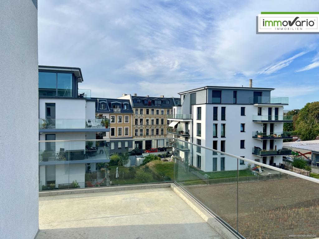 Aussicht vom Balkon