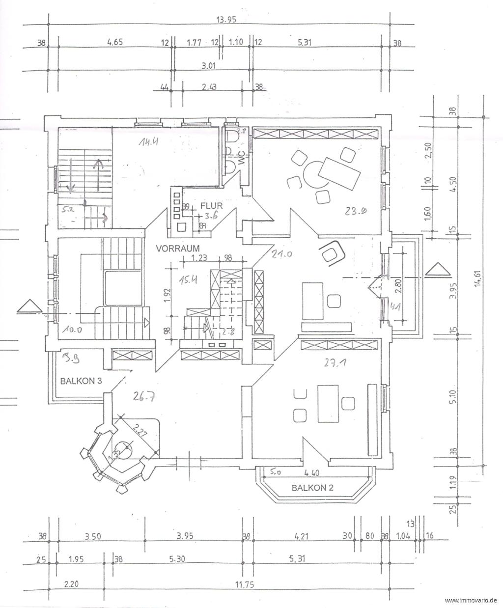 Grundriss Obergeschoss
