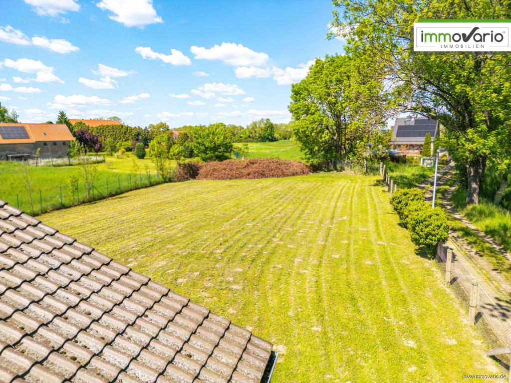 Drohnenaufnahme Gartengrundstück