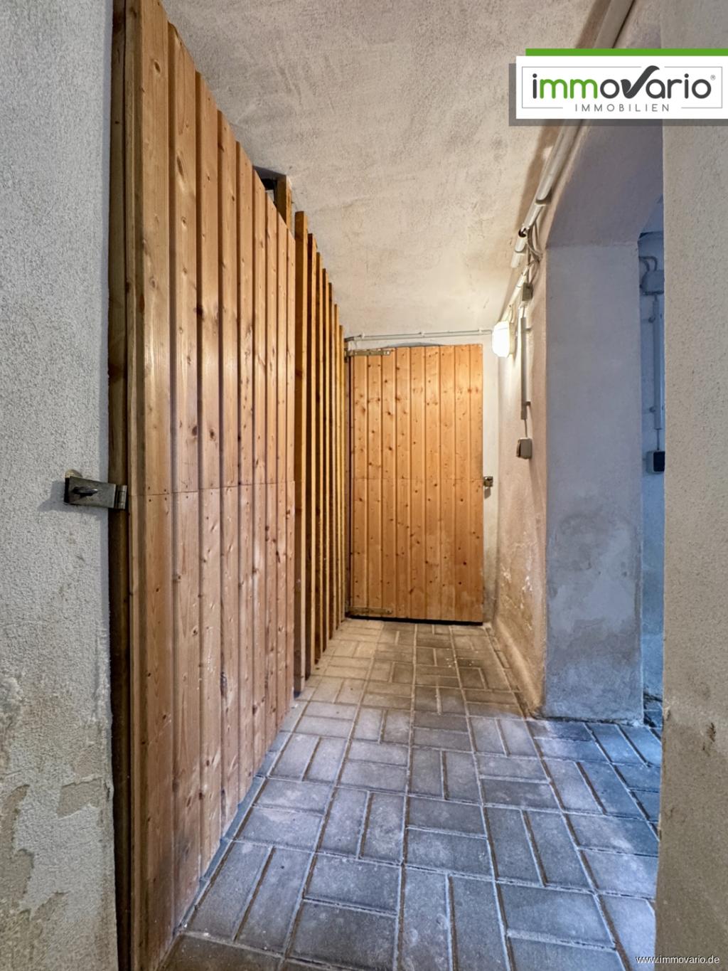 Blick zu den Kellereinheiten