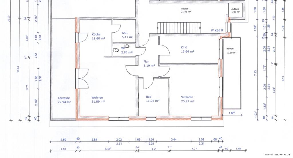 Grundriss WE08_Original ohne Sauna