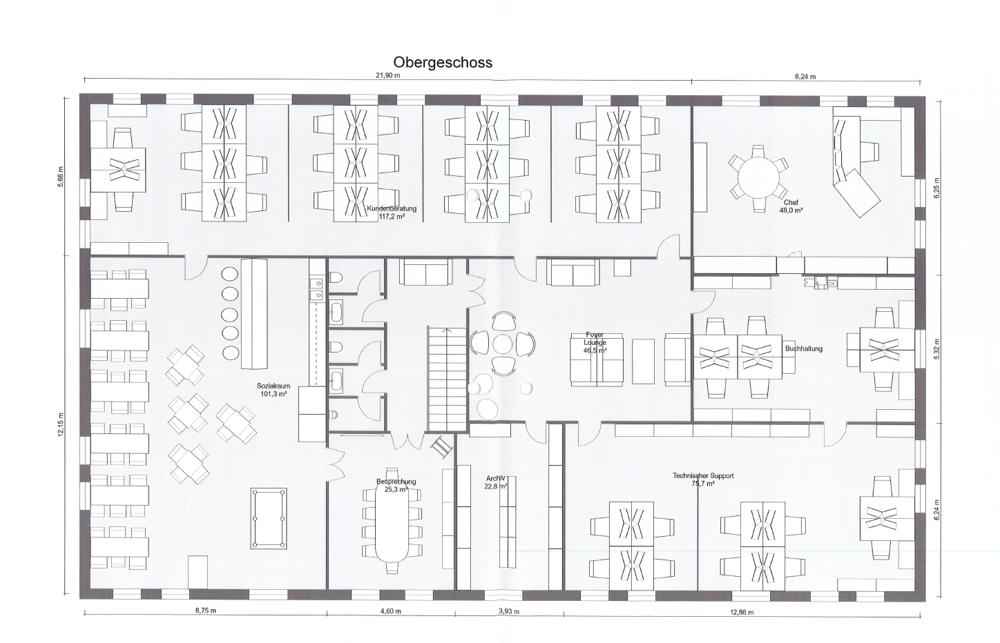 Grundriss Obergeschoss