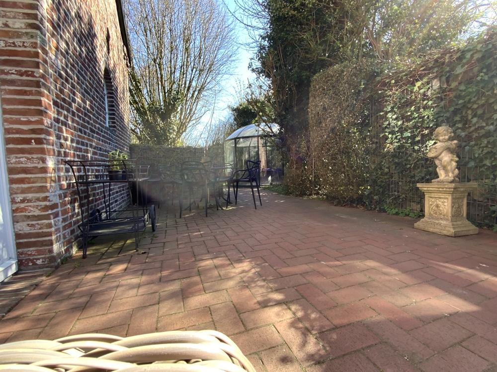 Terrasse an der Rückseite