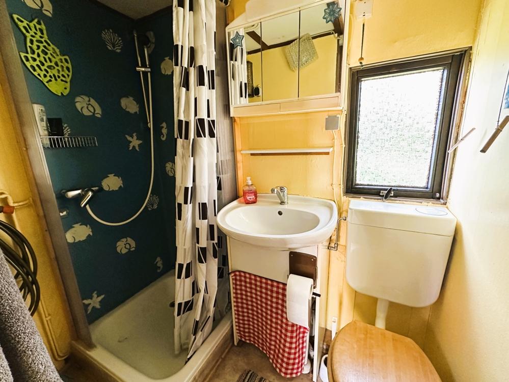WC Holzhütte