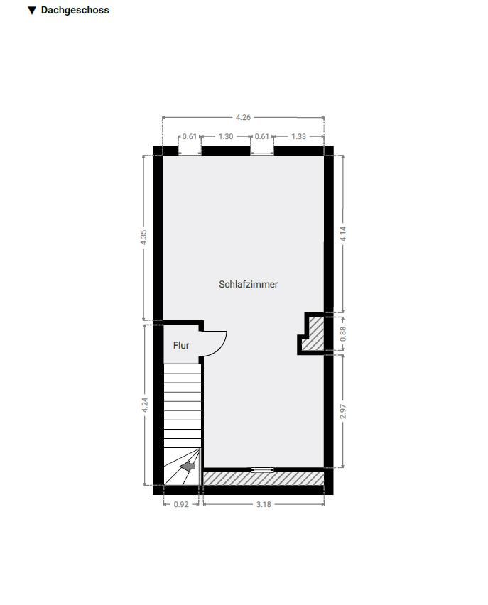 Grundriss Dachgeschoss