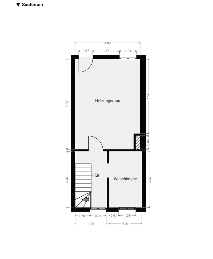 Grundriss Souterrain
