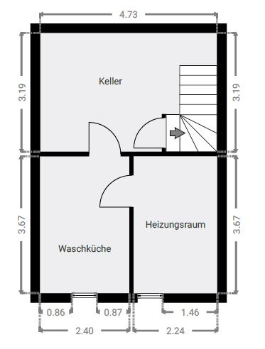 Grundriss Keller